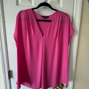 INC International Concepts inverted pleat blouse